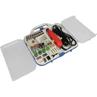 Velleman Multifunctionele precisieboor, met accessoires, 162-delig, voor snijden, boren, graveren en andere knutselprojecten, 135 W, 10000-32000 rpm