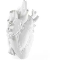 Seletti Love in Bloom Giant Heart Vaas Red