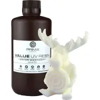 PrimaCreator Value Water Washable UV Resin - 1 kg - White