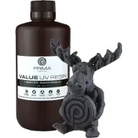 PrimaCreator Value Water Washable UV Resin - 1 kg - Black