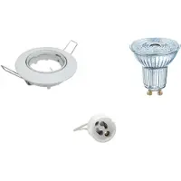 BES LED LED Spot Set - OSRAM Parathom PAR16 940 36D - GU10 Fitting - Dimbaar - Inbouw Rond - Glans Wit - 3.7W - Natuurlijk Wit