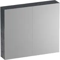 Brauer Impress Spiegelkast 80x70cm - Damascus - Spiegels - Spiegelkasten - 8720359387677