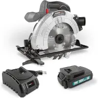 Powerplus POWEBCSS1 Cirkelzaag - 18V Ø 165mm - incl. batterij 18V 1.5Ah + lader