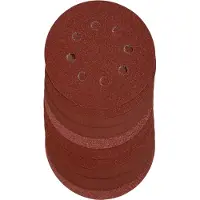 Spectrum Schuurschijven / schuurpapier Rond - 125 mm diameter - 10 stuks