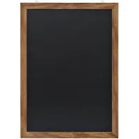 Europel wandkrijtbord met lijst 60 x 84 cm naturel