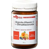 Dr. Wolz Acerola Vitamine C Poeder | Moeite met slikken ? Gebruik poeder op uw yoghurt of in sap | Nr1 kwaliteit supplementen in Duitsland !