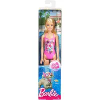 Mattel Barbie Tienerpop met badpak roze roze Pop