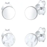 Elli Oorbellen 'Geo' zilver