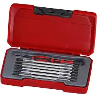 Teng Tools Schroevendraaiers, TM708 Mini schroevendraaierset, 8 stuks, ESD beschermd