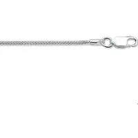 Trendjuwelier huiscollectie 1002354 Zilveren Ketting Slang Rond 1,6 mm