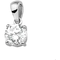 The Jewelry Collection Zilver Gerhodineerde Hanger zirkonia 1313261