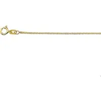 The Jewelry Collection 9 Krt. Ketting Gourmet 1,0 mm - 9 Karaats Geel