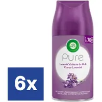 Air Wick Freshmatic Automatische Spray Luchtverfrisser - Paarse Lavendel - Navulling 250ml x6