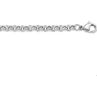 Trendjuwelier huiscollectie 6502464 Collier Staal Jasseron 4,0 mm