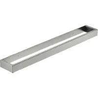 Guido Gusto Handdoekbeugel gun metal rechthoekig