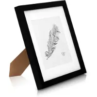Casa Chic Cannon fotolijst vierkant 24,4 x 24,4 cm foto's passe-partout echt hout