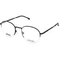HUGO BOSS BOSS 1448 51/21/145 Matte zwarte Staal MAN BOSS 1448