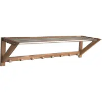 Rowico Home Confetti houten wandkapstok naturel eiken 100 x 26 cm