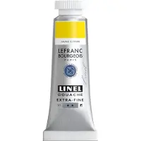 Lefranc & Bourgeois Linel Gouache Extra Fine Cadmium Free Lemon Yellow 157 14ml