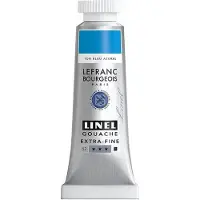 Lefranc & Bourgeois Linel Gouache Extra Fine Azure Blue Hue Imitation 195 14ml
