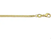 The Jewelry Collection Doublé 10/000 Collier gourmet 2 3100984 50 cm