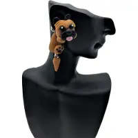 Fifo Hond, Hondje, Oorbellen, Oren, Schattig, Cute, Dierenvriend, Dierendag, Woef Woef