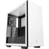 DeepCool PC Behuizing Middentoren zonder voeding - CH510 (Wit) - E-ATX/ATX/Micro ATX - 1x120mm - USB 3.0/HD Audio - Gehard glas