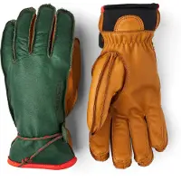 Hestra Wakayama, handschoenen, donkergroen/kurk