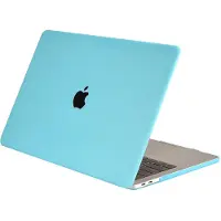 Lunso - cover hoes - MacBook Air 13 inch (2018-2019) - Mat Lichtblauw