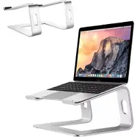 Lunso Universele aluminium Laptop Stand / MacBook Stand - Zilver