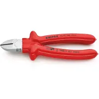 Knipex 70 07 180 VDE Zijkniptang Met facet 180 mm