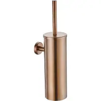 Guido Gusto Wc-borstel copper compleet gesloten wandbevestiging