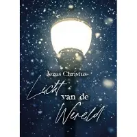 MajesticAlly Kerstkaart 'Licht van de wereld' ' 12 stuks met envelop