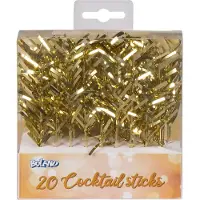 Boland Set 20 Cocktailprikkers | goud (goud)