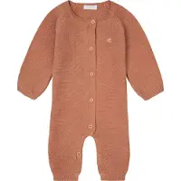 Noppies - Unisex Playsuit - Monrovia - long sleeve - Café au lait - Maat 44