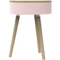 LUND Bijzettafel London Skittle Jumbo Pink 44 x 44 x 60 cm