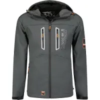 Geographical Norway Softshell Jas Heren Trevar Donkergrijs - S