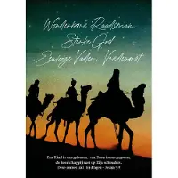 MajesticAlly Kerstkaart 'Wonderbare Raadsman' ' 12 stuks met envelop