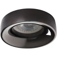 Kanlux S.A. LED GU10 inbouwspot grijs rond - Enkelvoudig voor 1 LED GU10 spot