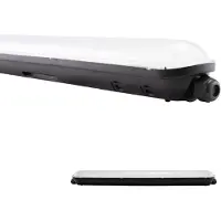 Spectrum LED Armatuur 60cm - 20W - 4000K helder wit licht - 163lm p/w - IP65 - Zwart
