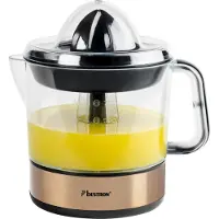 Bestron Citruspers Elektrisch - ACJ350CO - 40W - Incl. 2 perskegels, aromadeksel, sap reservoir - 0,7 Liter - Koper - 5 jaar garantie