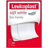 Leukoplast 3x Wondpleisters Zacht 8 X 10 Cm Soft White 10 Stuks