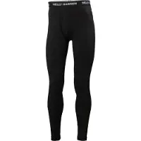 Helly Hansen - Thermokleding - Lifa Merino Midweight Pant Black voor Unisex van Wol - Maat XL - Zwart