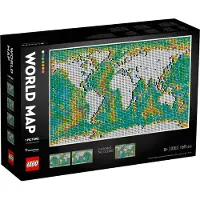 LEGO Wereldkaart (31203, LEGO Zeldzame Sets, LEGO Kunst)