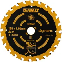DeWalt ELITE Serie - Cirkelzaagbladenset - 165mm - 24T en 40T - Voor Hout en MDF