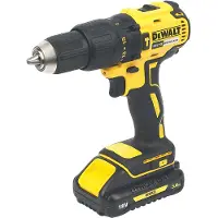 DeWalt Schroefboormachine met slagfunctie, 18V, 2x3Ah,