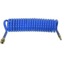 YATO Spiraalslang PU 5 m Blauw