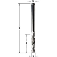 Cmt Spiraalboor massief hwm 3,5mm, schacht 3,5mm rechts
