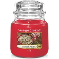 Yankee candle Geurstokjes Geurkaarsen Peppermint Pinwheels Classic Large Glass