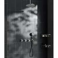Saniclear Plus inbouw regendouche met 30cm hoofddouche en plafondarm RVS